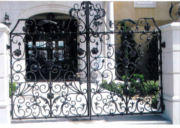 Ornamental Wrought Iron Gate - San Diego, CA